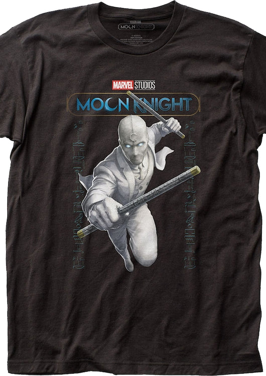 Mr. Knight Action Pose Moon Knight Marvel Comics T-Shirt - main product image