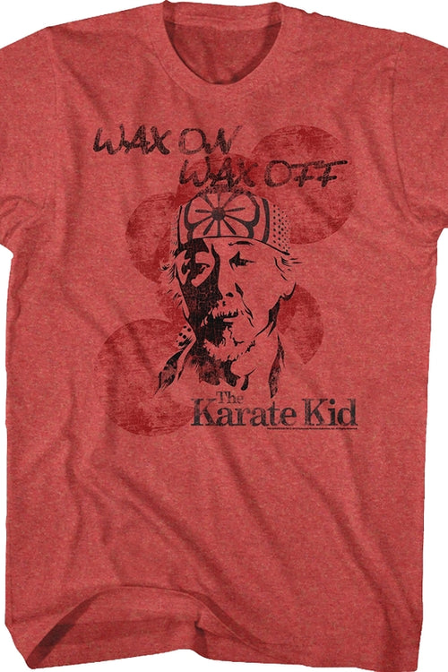 Mr. Miyagi Wax On Wax Off Karate Kid T-Shirtmain product image
