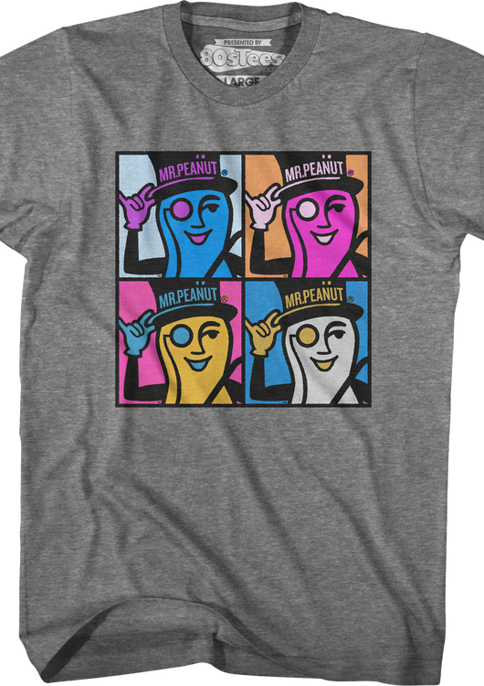 Mr. Peanut Pop Art Planters T-Shirt - main product image