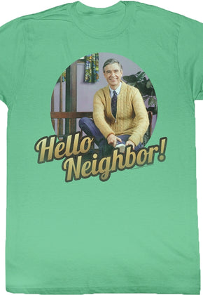 Mr. Rogers Hello Neighbor Photo T-Shirt