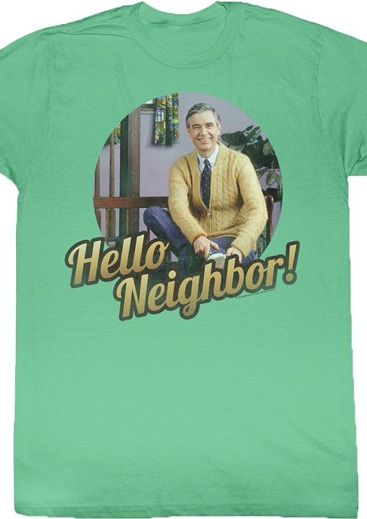 Mr. Rogers Hello Neighbor Photo T-Shirt - main product image