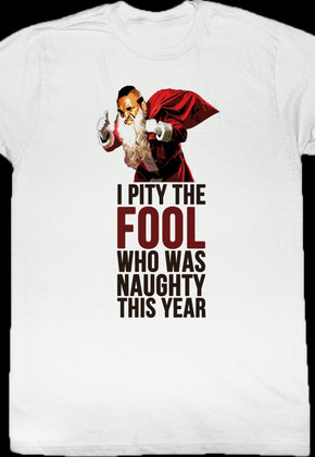 Mr. T Santa Christmas Shirt