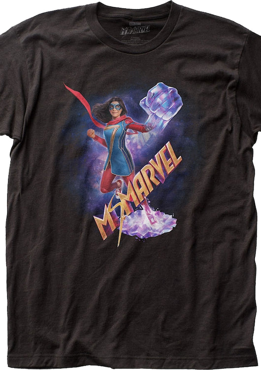 Ms. Marvel Action Pose Marvel Comics T-Shirt - main product image