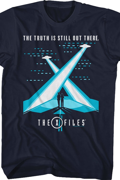 Mulder And Scully Silhouettes X-Files T-Shirtmain product image