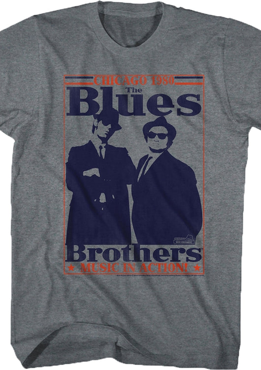 Music In Action Blues Brothers T-Shirt - main product image