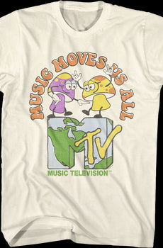 Music Moves Us All MTV Shirt