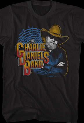 Music Notes Charlie Daniels Band T-Shirt