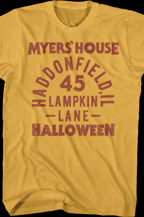 Myers' House Halloween T-Shirtmain product image