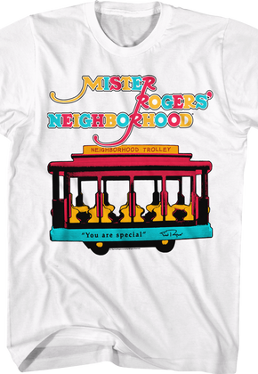 Retro Neighborhood Trolley Mr. Rogers T-Shirt