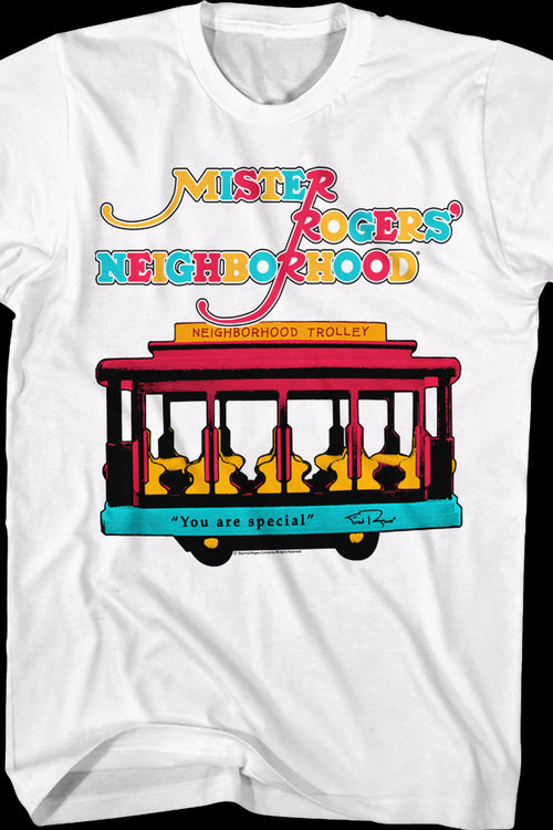 Retro Neighborhood Trolley Mr. Rogers T-Shirtmain product image