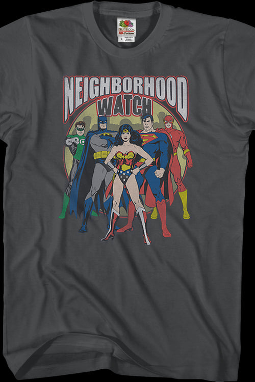 Neighborhood Watch Justice League T-Shirtmain product image