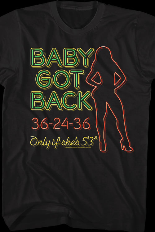 Neon Baby Got Back Sir Mix-a-Lot Shirtmain product image