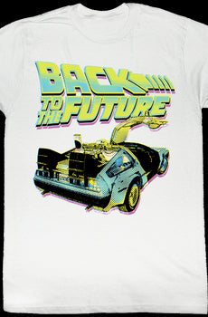Neon Back To The Future T-Shirt