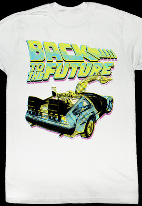 Neon Back To The Future T-Shirt