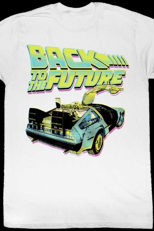 Neon Back To The Future T-Shirtmain product image