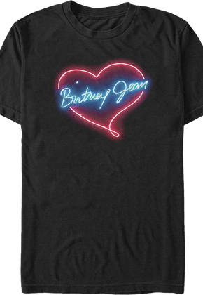 Neon Britney Jean Heart Britney Spears T-Shirt