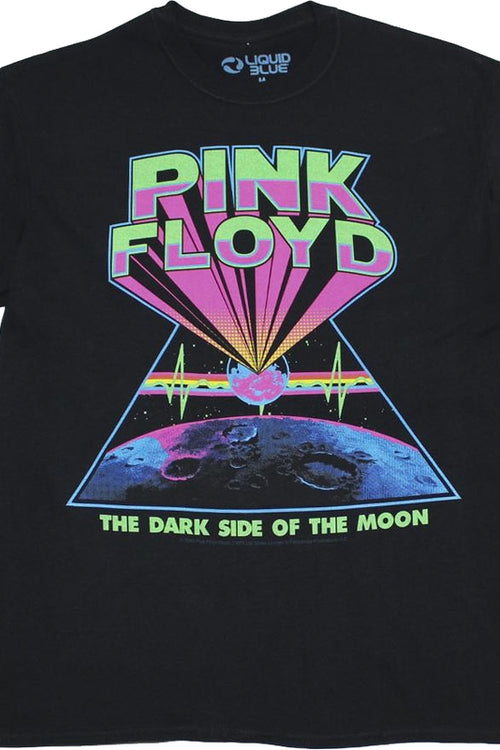 Neon Dark Side of the Moon Pink Floyd T-Shirtmain product image