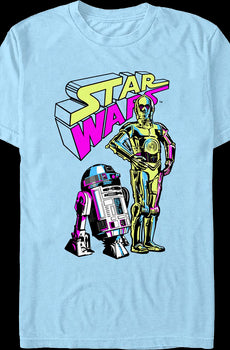 Neon Droids Star Wars T-Shirt