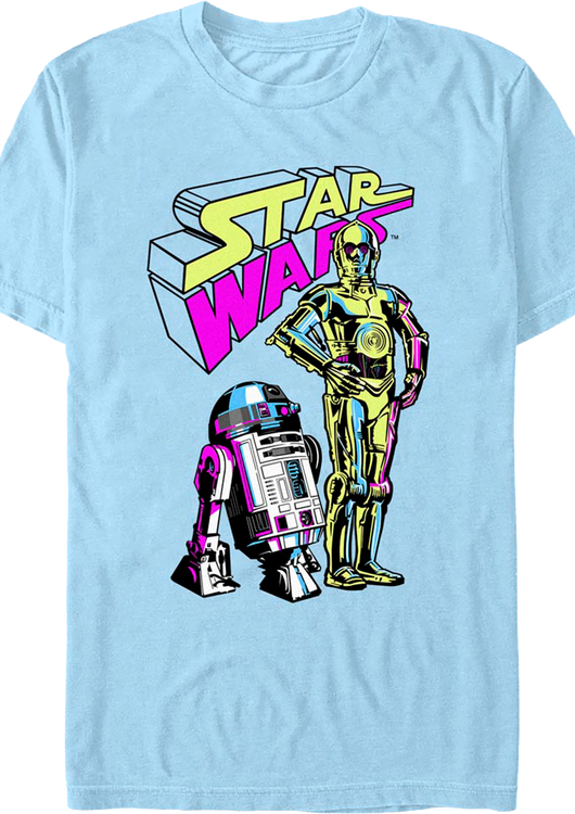 Neon Droids Star Wars T-Shirt - main product image