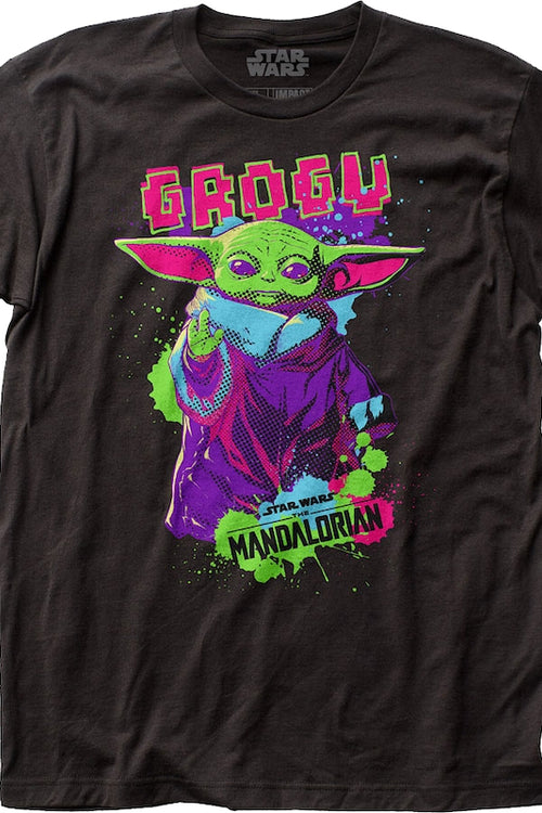 Neon Grogu Poster The Mandalorian Star Wars T-Shirtmain product image