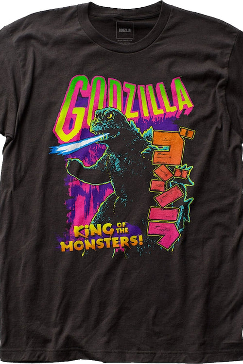 Neon King of the Monsters Godzilla T-Shirtmain product image