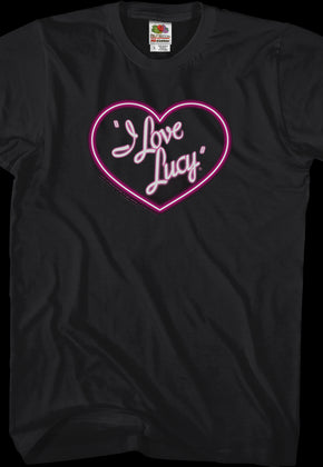 Neon Logo I Love Lucy T-Shirt