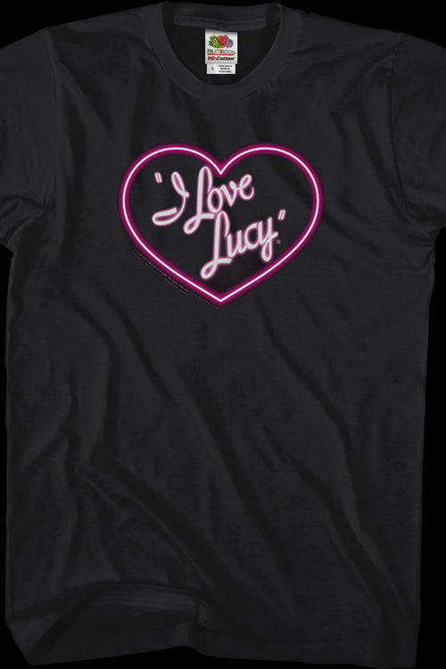 Neon Logo I Love Lucy T-Shirtmain product image