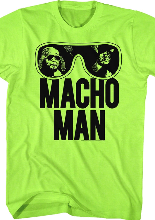 Neon Macho Man Randy Savage T-Shirt - main product image