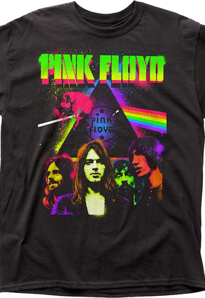Neon Paint Pink Floyd T-Shirt