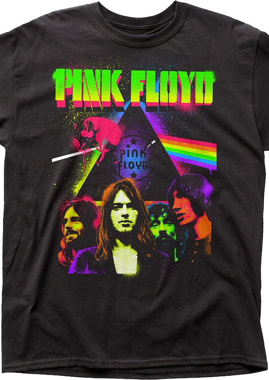 Neon Paint Pink Floyd T-Shirt - main product image