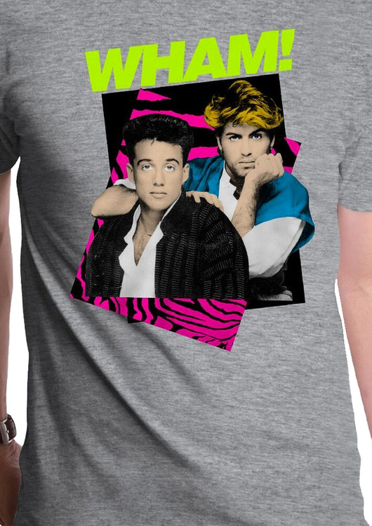 Neon Stripes Wham T-Shirt - main product image