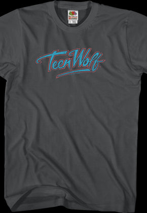 Neon Teen Wolf Logo T-Shirt