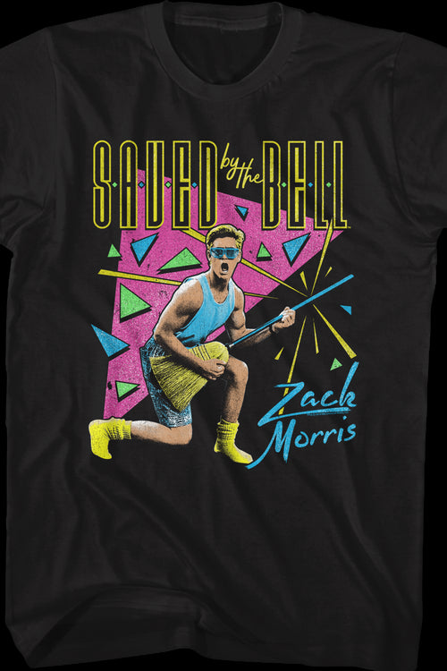 Neon Zack Morris Saved By The Bell T-Shirtmain product image