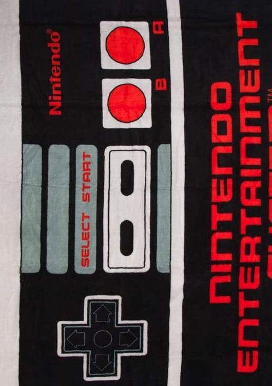 NES Controller 48 x 60 Nintendo Fleece Blanket - main product image
