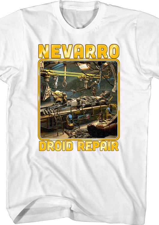 Nevarro Droid Repair The Mandalorian Star Wars T-Shirt - main product image