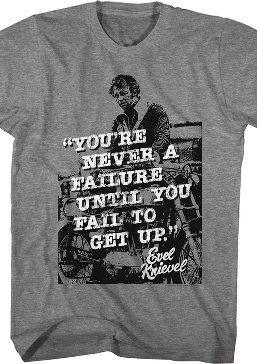 Never A Failure Evel Knievel T-Shirt - main product image