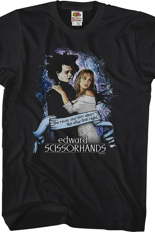 Never Saw Him Again Edward Scissorhands T-Shirtmain product image
