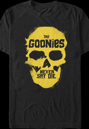 Never Say Die Skull Goonies T-Shirt