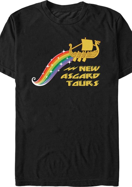 New Asgard Tours Marvel Comics T-Shirt - main product image