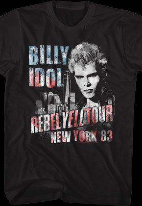 New York '83 Billy Idol T-Shirt