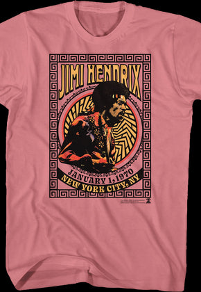 New York City 1970 Jimi Hendrix T-Shirt