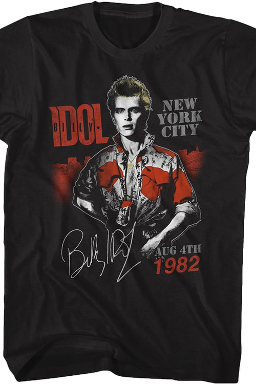 New York City 1982 Billy Idol T-Shirtmain product image