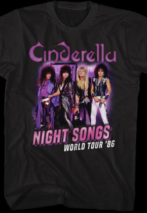 Night Songs World Tour Cinderella T-Shirt