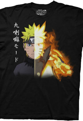 Nine-Tails Chakra Mode Naruto T-Shirt