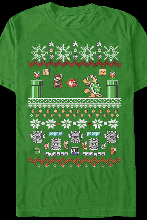 Nintendo Super Mario Christmas T-Shirtmain product image