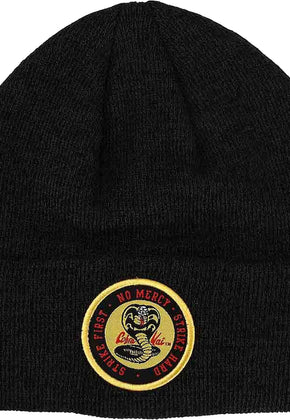 No Mercy Woven Patch Cobra Kai Beanie