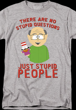No Stupid Questions South Park T-Shirt