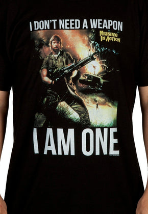 No Weapon Missing In Action Shirt