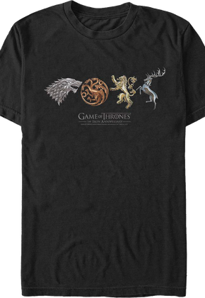 Great Houses Game Of Thrones T-Shirt