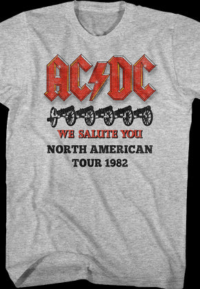 North American Tour 1982 ACDC Shirt
